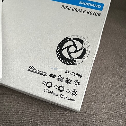 tek ebat Beden SHIMANO ULTEGRA GRX RT-CL800 160MM ÖN ARKA ROTOR TAKIMI SIFIR