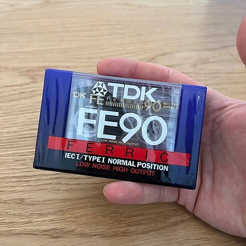 TDK FE 90 BOŞ KASET SIFIR JELATİNİNDE