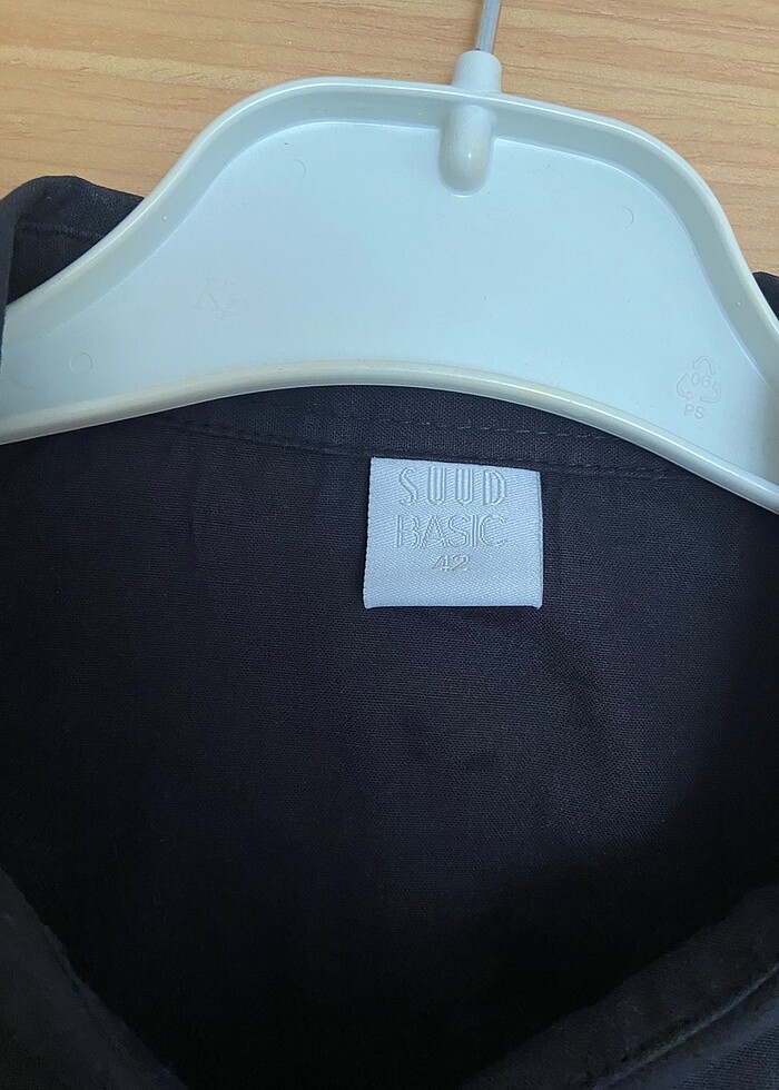 SİYAH KISA KOLLU GÖMLEK - Görsel 3