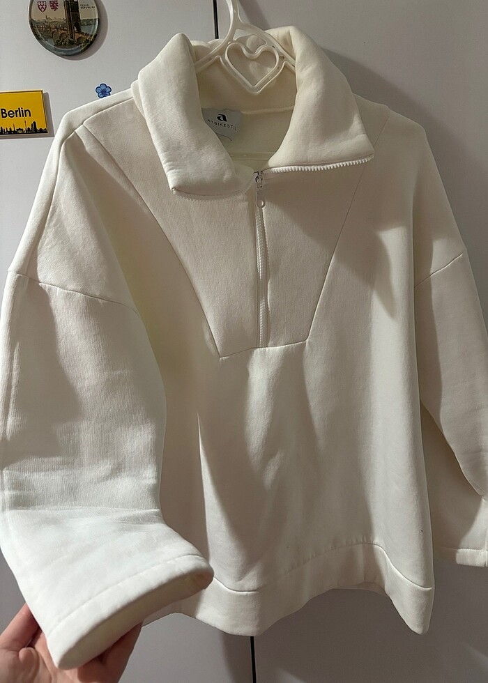 AYBİKE STİL ŞARDONLU SWEAT - Görsel 4