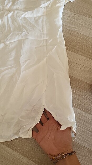 s Beden beyaz Renk Bershka beyaz elbise