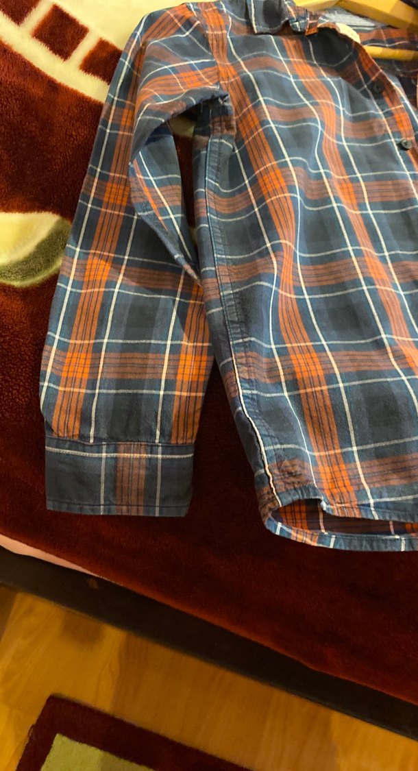 Koton. Marka Erkek Çocuk Düğmeli Uzun Kollu Kareli Gömlek - Görsel 5