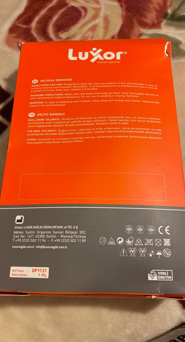 Bandaj Siyah Velpeau Bandaj, Kısa ve Sıkı Oturan - Görsel 2