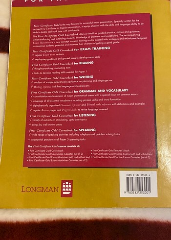 First Certificate Gold Ders Kitabı - Richard Acklam - Görsel 2