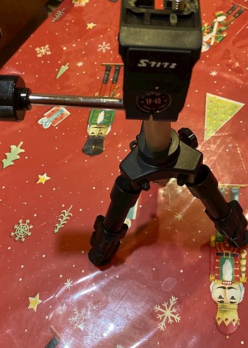 Siyah Mini Tripod Tp40 20-38 cm W/2 yönlü başlık - Görsel 2