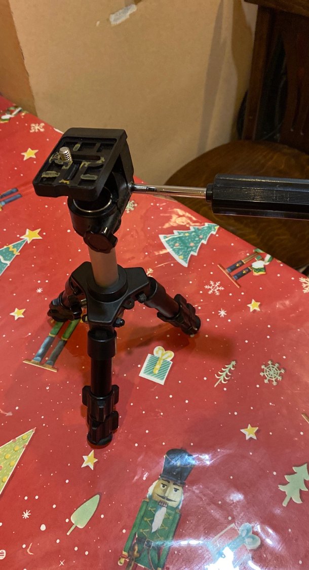 Siyah Mini Tripod Tp40 20-38 cm W/2 yönlü başlık - Görsel 5