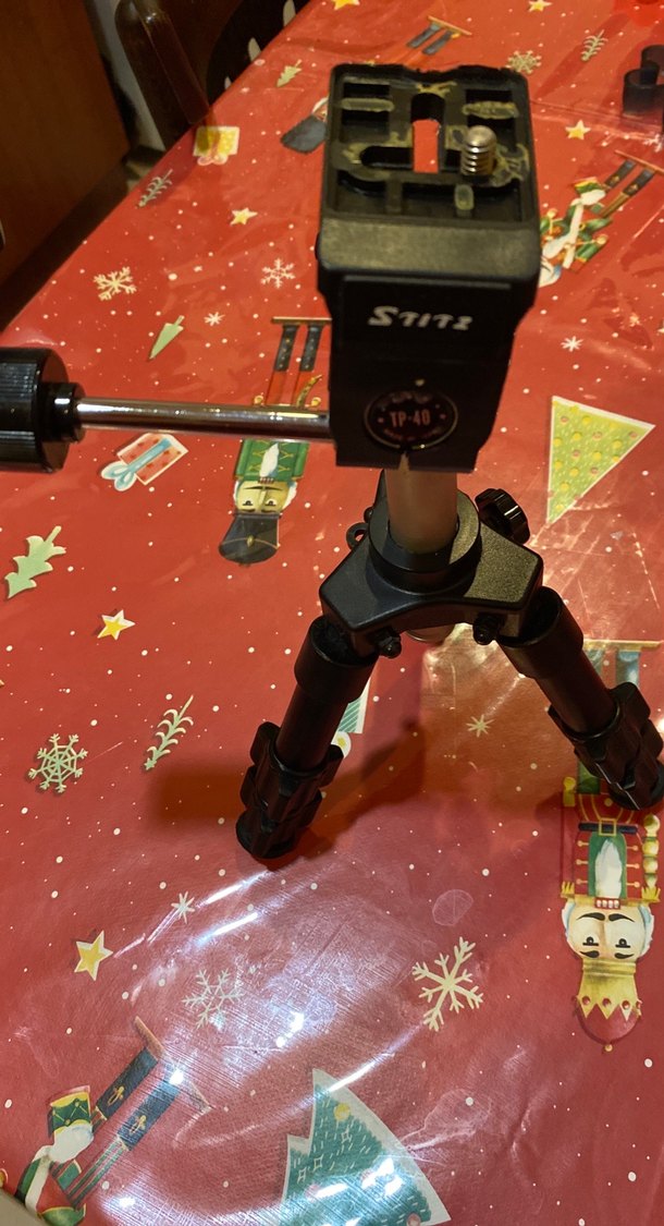 Siyah Mini Tripod Tp40 20-38 cm W/2 yönlü başlık - Görsel 2