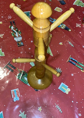 Renkli Ahşap Kupa Standı - Görsel 3