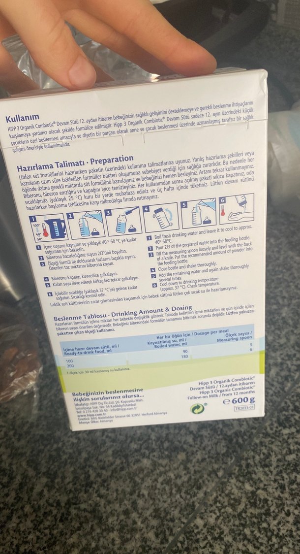 Hipp Organik Combiotic 3 Devam Sütü - Görsel 3