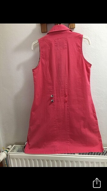 m Beden pembe Renk Burberry Brit Elbise/Orjinal 38/M