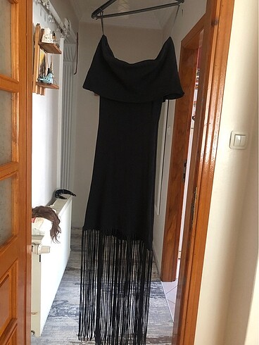 l Beden siyah Renk Zara elbise 40/L