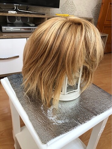 Gerçek saç peruk - Görsel 9