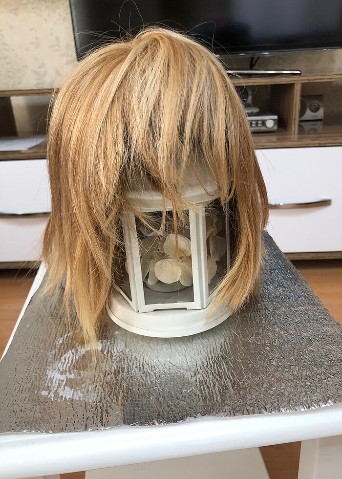 Gerçek saç peruk - Görsel 5