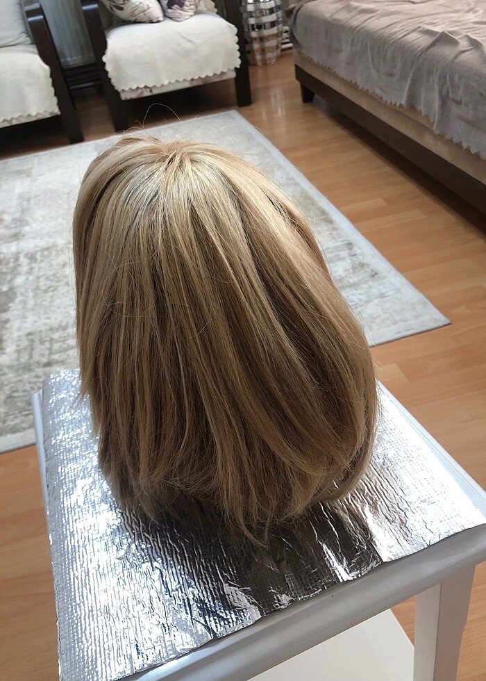 Gerçek saç peruk - Görsel 4