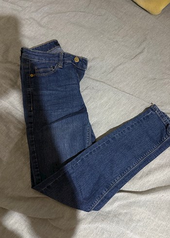 Lacivert Midi Kadın Kot Pantolon - Görsel 2