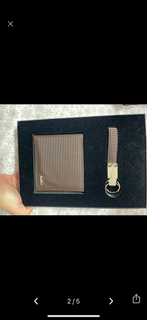 Kahverengi Erkek Cüzdan ve Anahtarlık Seti - Görsel 2