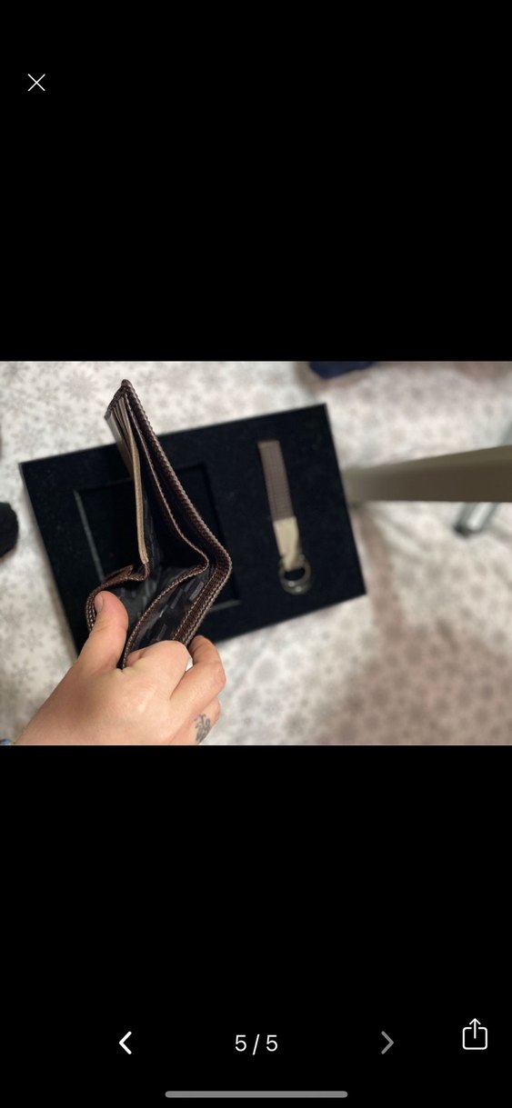 Kahverengi Erkek Cüzdan ve Anahtarlık Seti - Görsel 5