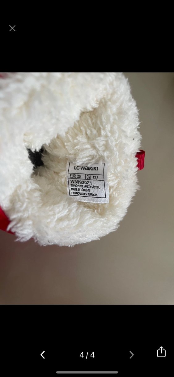 Yılbaşı Temalı Nakışlı  Bebek Ev Botu - Görsel 4