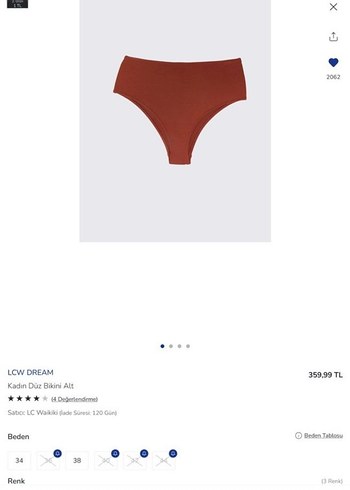 Bohem Tarz Kahverengi Bikini Takımı yeni sezon - Görsel 3