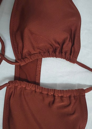 Bohem Tarz Kahverengi Bikini Takımı yeni sezon - Görsel 4