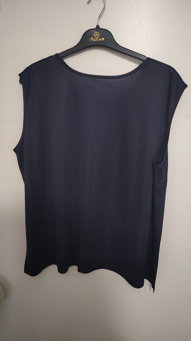 Lacivert Kadın Bluz - Görsel 4