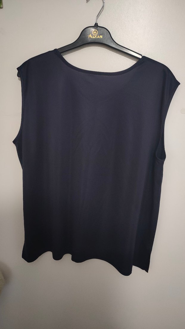 Lacivert Kadın Bluz - Görsel 3