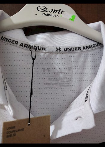 Urban Outfitters Under Armour Beyaz Polo Yaka Kısa Kollu TİŞÖRT M BEDEN