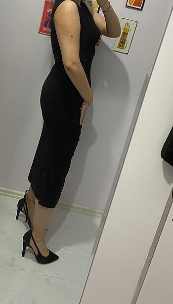 Trendyol & Milla Siyah şık elbise