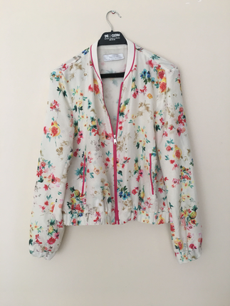Zara çiçekli bomber