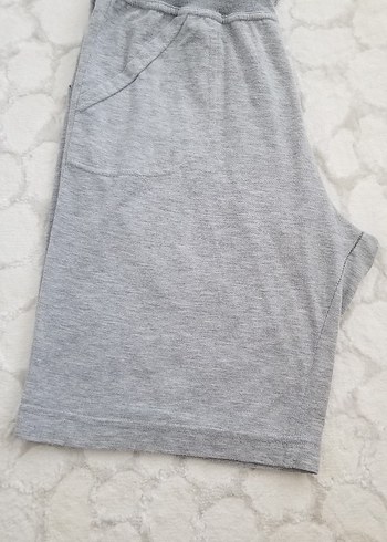 Nike Gri Pamuklu Şort