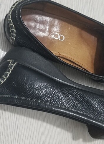 36 Beden siyah Renk Derimod 36 numara deri bayan ayakkabı 