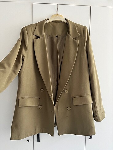 Haki blazer ceket