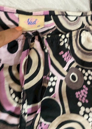 Bohem Çok Renkli Uzun Askılı Elbise - Görsel 3