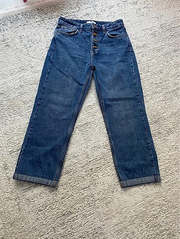 Bershka jeans pantolon 36 beden yeni yüksel bel