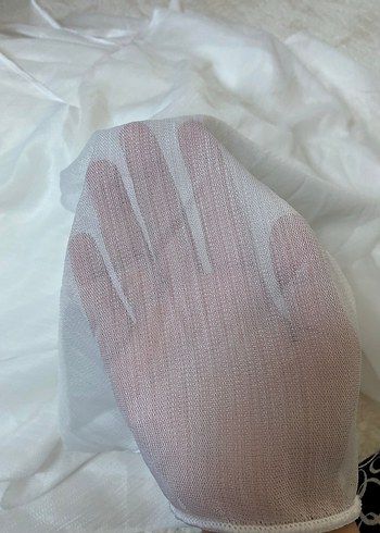 Beyaz Bohem Tarzı İnce Perde - Görsel 2