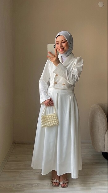 Tesettür abiye nikah elbisesi