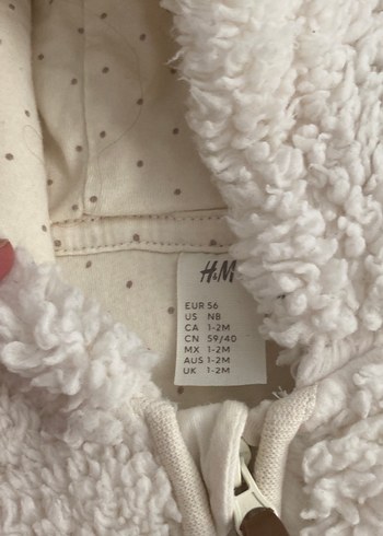 Beyaz Kürklü Bebek Kış Tulumu - Görsel 2