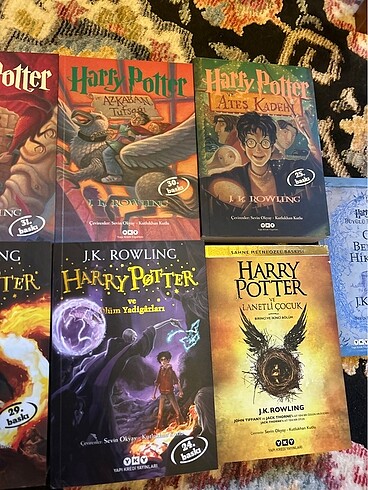 Beden Harry Potter Kitap Set (7 kitap) + Lanetli Çocuk + Ozan Beedle?ı
