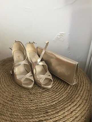 Gold ayakkabı&çanta