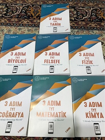  meb 3 adım tyt test kitapları