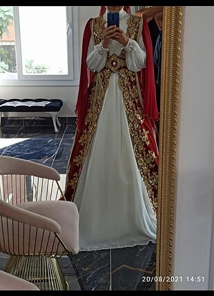 Bordo kaftan