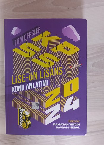 Lise-Ön Lisans 2024 Konu Anlatımı Kitabı