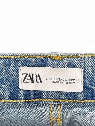 32 Beden mavi Renk Zara Jean / Kot %70 İndirimli.
