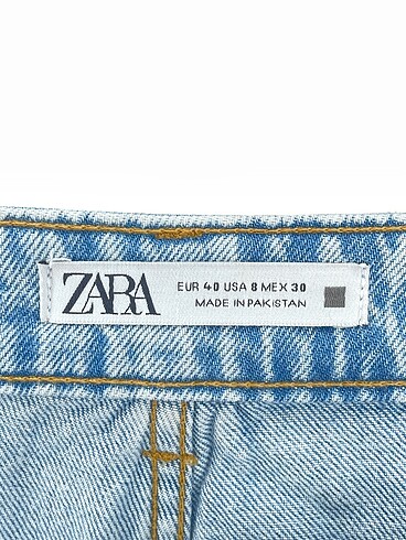 40 Beden mavi Renk Zara Jean / Kot %70 İndirimli.