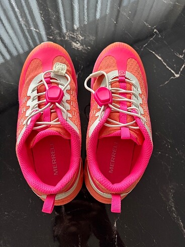 32 Beden turuncu Renk Merrell kız çoçuk snekars spor ayakkabı