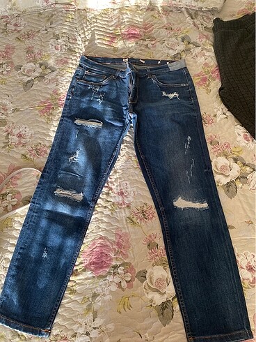 40 Beden lacivert Renk Kot pantolon