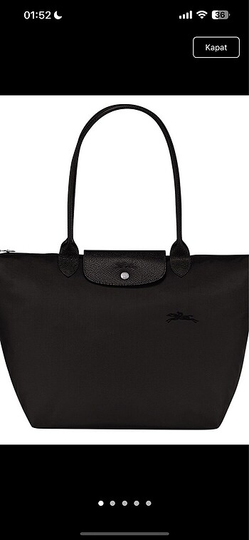 Longchamp medium siyah