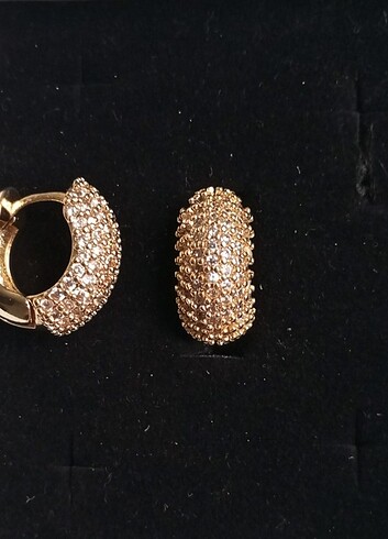 Accessorize Çelik taşlı küpe