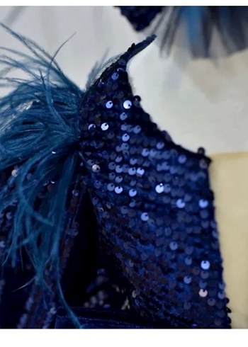 Pul payetli kız çocuk abiye - Görsel 5