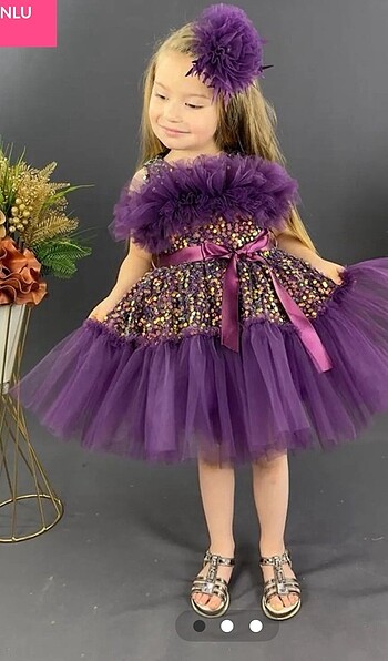 Kız çocuk kabarık abiye - Görsel 3